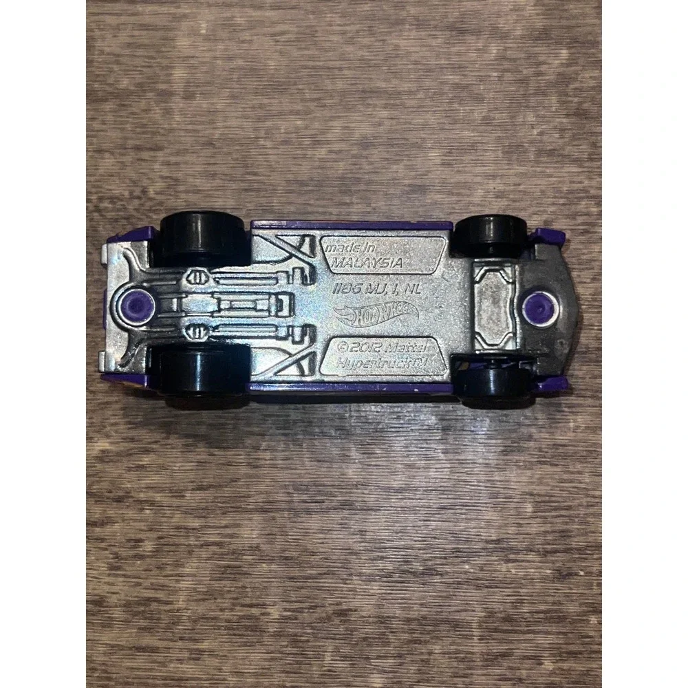 Hot Wheels 2012‎ Hypertruck Vibrant Purple W Yellow Windshield Loose Diecast EUC